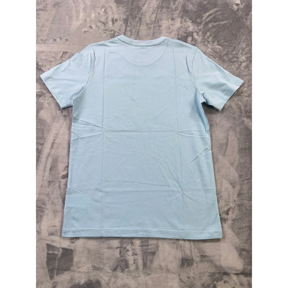 Puma Men's T-Shirt Small Blue Big Logo Graphic Crew Neck Short Sleeve NWT
